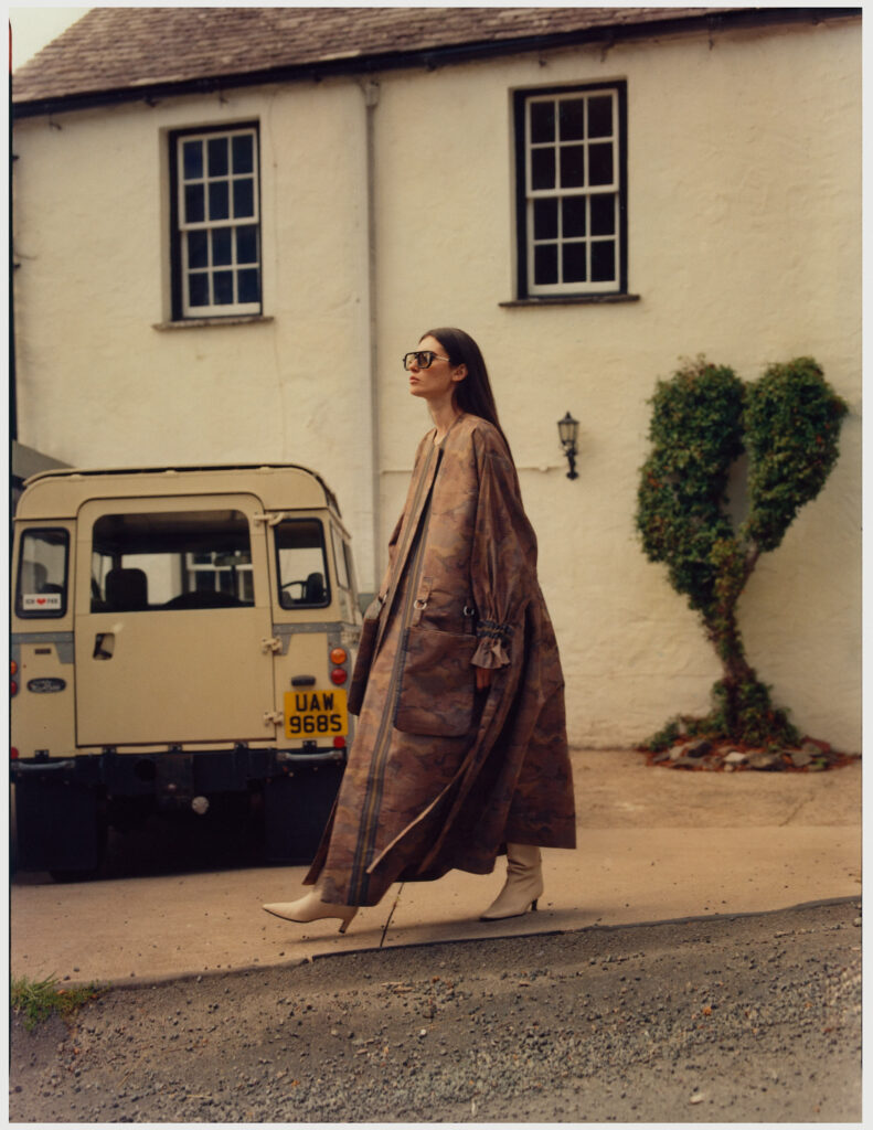 Camouflage Trench Coat